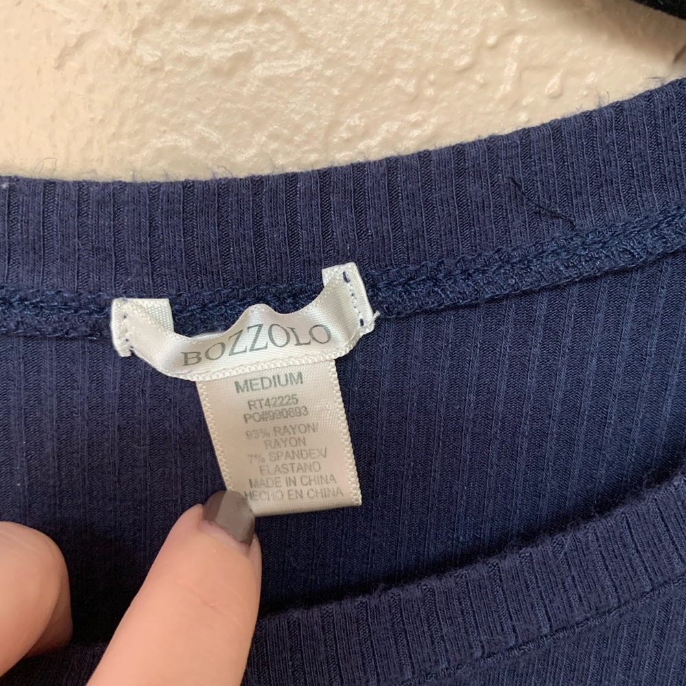 Cropped Ribbed Shirt - Picture 2 of 4